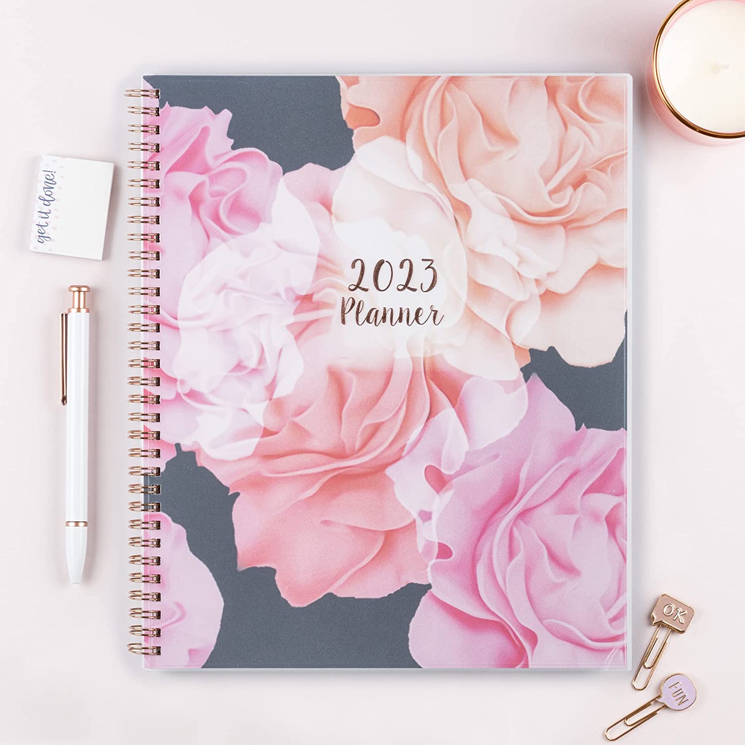 Blue Sky 2023 Weekly and Monthly Planner, January - December, 8.5" x 11", Frosted Cover, Wirebound, Joselyn (142079) - Image 9